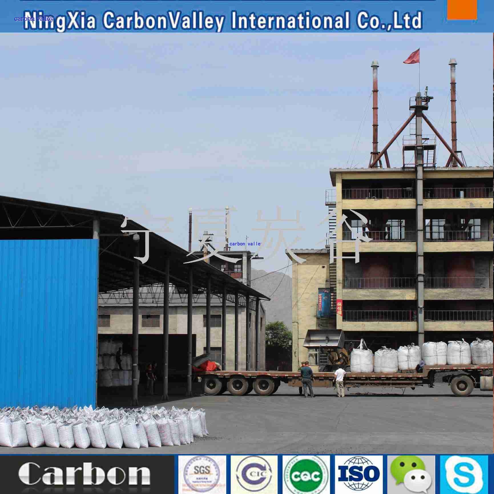 Electrically calcined coal